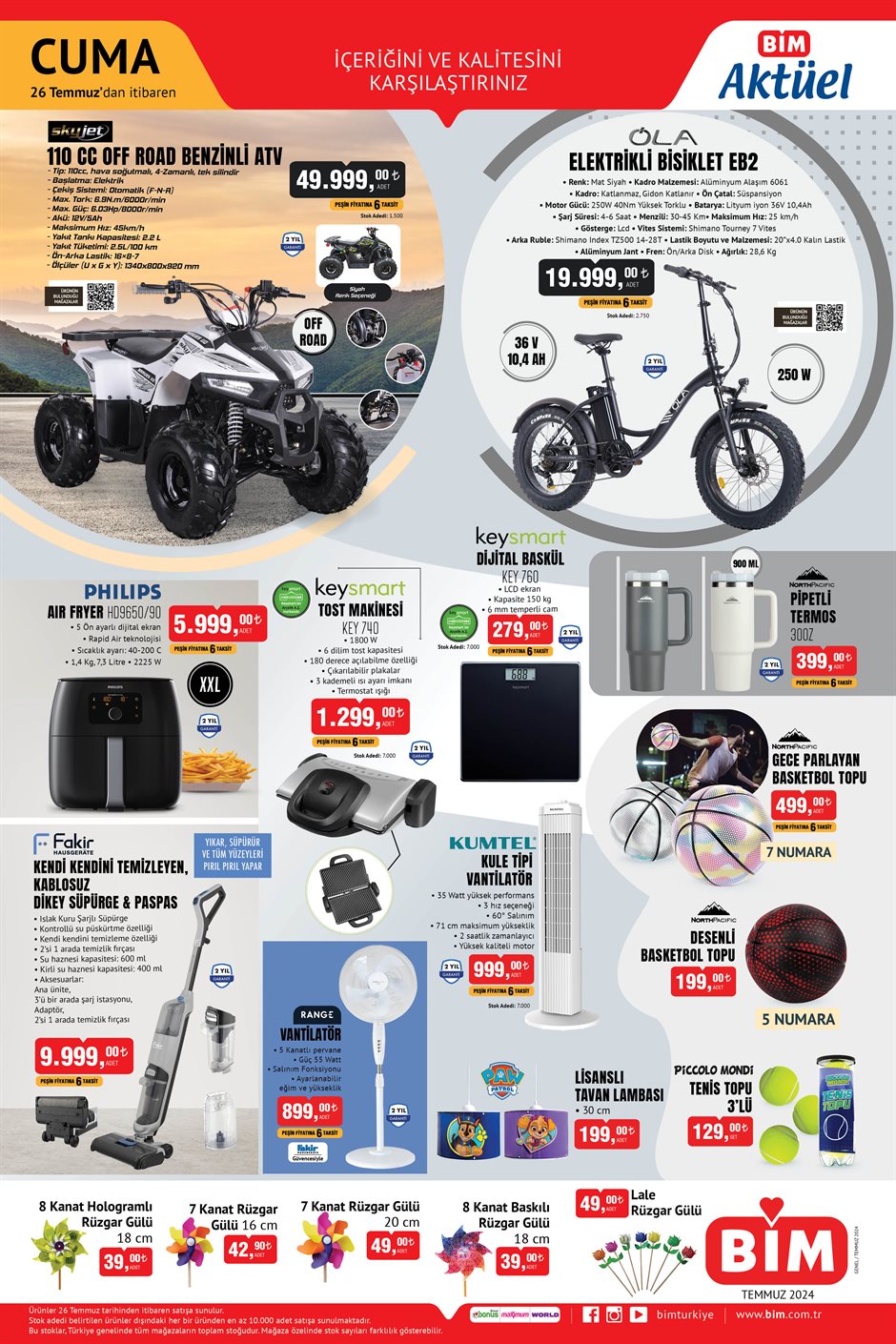 26 Temmuz BİM Aktüel Ürünler Kataloğu | En Yeni Fırsatlar&nbsp;2024